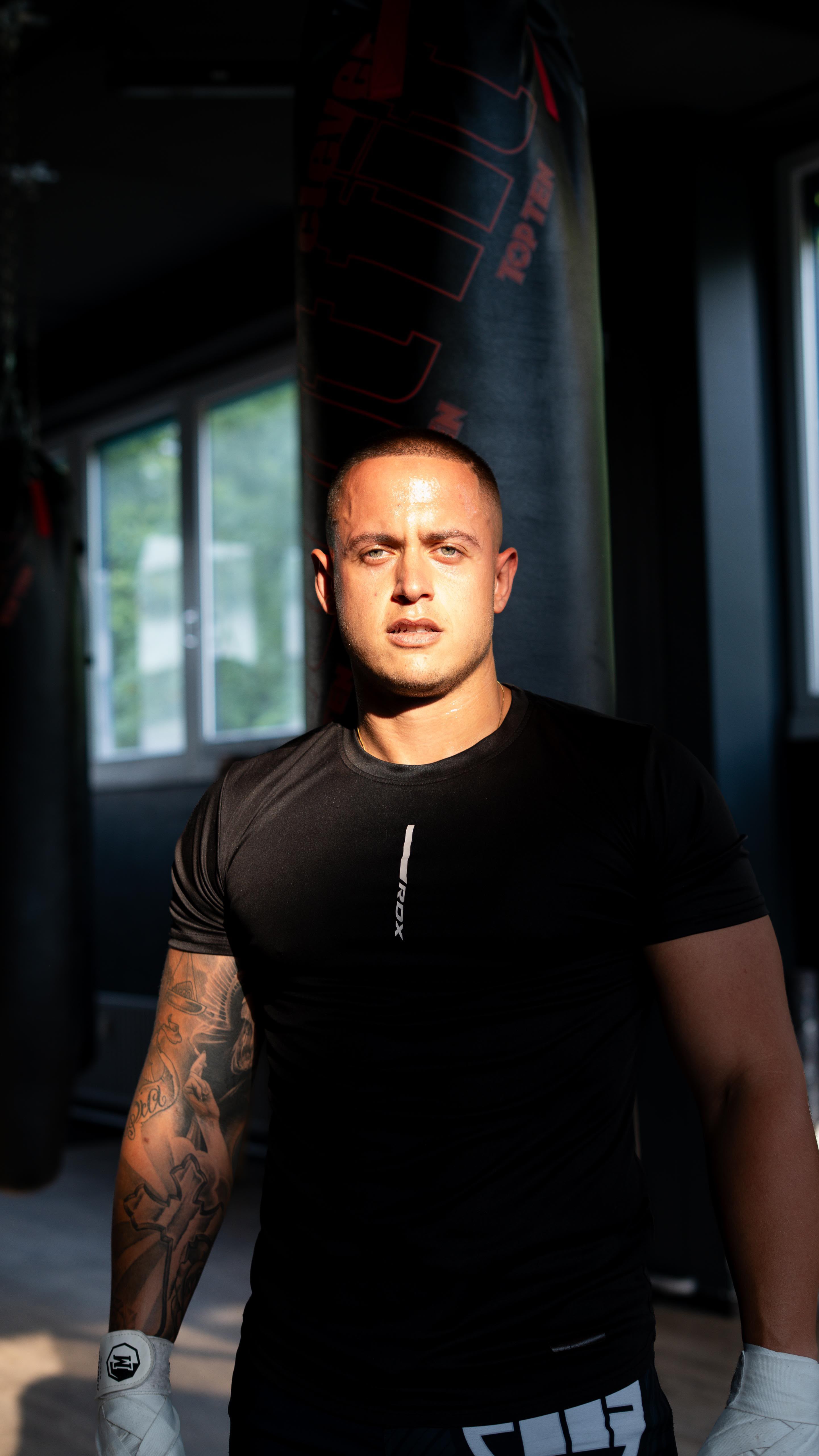 Louis Bennett im Boxstudio